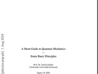 Φωτογραφία για Κατεβάστε δωρεάν έναν σύντομο οδηγό Κβαντικής Μηχανικής