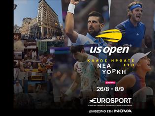 Φωτογραφία για 144ου US Open: Το 4o και τελευταίο Grand Slam της σεζόν στο τένις με Τσιτσιπά και Σάκκαρη στο Eurosport, διαθέσιμο στη Nova!