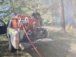 Φωτογραφία για Μία πολύ επικίνδυνη φωτιά ξέσπασε σήμερα Παρασκευή 1 Νοεμβρίου στο δασύλλιο Φυτειών.