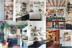 Διαμορφώσεις Κουζίνας με ανοιχτά ντουλάπια - ράφια