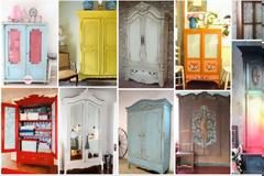 Ιδέες για Τεχνικές Παλαίωσης - Βάψιμο σε παλιές Ντουλάπες