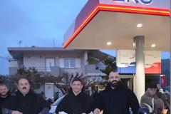 Αστακος :Στο γκρουπ  των τσελιγκαδων ο Δήμαρχος Ξηρομέρου Γιάννης Τριανταφυλλάκης και ο πρόεδρος Δ.Σ Κώστας Μπαμπούρης