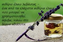 Το πολύτιμο αιθέριο έλαιo της λεβάντας είναι πολύτιμο και για το δέρμα μας!