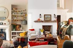 Φθινοπωρινή Διακόσμηση για Σαλόνι-Καθιστικό.  Προτάσεις και  Ιδέες με Ζεστές Αποχρώσεις