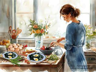 Φωτογραφία για Πράσα, σπανάκι και αυγά- ένα από τα αγαπημένα μας φαγητά!