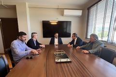 Συνάντηση του Αντιπεριφερειάρχη Αιτωλοακαρνανίας Θ.  Μαυρομμάτης με το ΔΣ του Εμποροβιομηχανικού Συλλόγου Μεσολογγίου