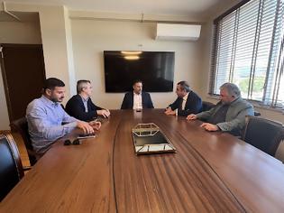 Φωτογραφία για Συνάντηση του Αντιπεριφερειάρχη Αιτωλοακαρνανίας Θ.  Μαυρομμάτης με το ΔΣ του Εμποροβιομηχανικού Συλλόγου Μεσολογγίου