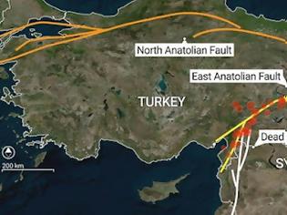 Φωτογραφία για Οι επιστήμονες βλέπουν τον φλοιό της Τουρκίας να διαχωρίζεται