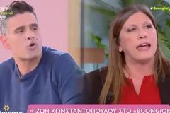 Ένταση Ουγγαρέζου - Κωνσταντοπούλου: 