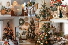 Boho Χριστούγεννα: Ιδέες με μακραμέ, ξύλο και γήινα στοιχεία