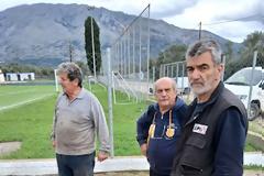 Συνάντηση Δ.Σ Α.Ε Αλυζίας με τον Αντιδήμαρχο Στέλιο Σιδερά για την πρόοδο των εργασιών στις εγκαταστάσεις του γηπέδου  Κανδήλας.