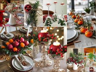Φωτογραφία για 50+ Χριστουγεννιάτικες ιδέες για το γιορτινό τραπέζι