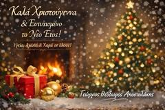 ΕΥΧΕΣ ΧΡΙΣΤΟΥΓΕΝΝΩΝ ΑΠΟ ΤΟΝ ΓΕΩΡΓΙΟ ΘΕΟΔΩΡΟ ΑΠΟΣΤΟΛΑΚΗ