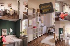 Παστέλ αποχρώσεις και νεανική διάθεση σε 40τμ