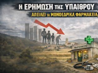 Φωτογραφία για Κώστας Κατσιάνος: «Το δημογραφικό “σβήνει” την επαρχία – και μαζί απειλεί τα μονοεδρικά φαρμακεία» (video)