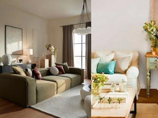 Φωτογραφία για Δύο καναπέδες ή ένας μεγάλος; Ποια επιλογή λειτουργεί καλύτερα