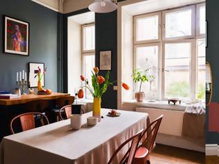 Φωτογραφία για ΜΙΚΡΟΙ ΧΩΡΟΙ: Χρώμα και πρωτότυπη διαρρύθμιση σε 64τμ