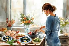 Πράσα, σπανάκι και αυγά- ένα από τα αγαπημένα μας φαγητά!