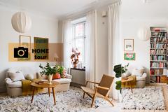 HOME TOUR: Σύγχρονο ρουστίκ σε ένα ιδιαίτερα κομψό και ζεστό διαμέρισμα