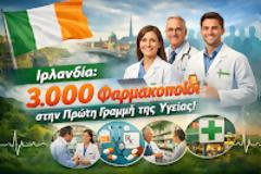 Ιρλανδία: 3.000 κοινοτικοί φαρμακοποιοί σε νέο εθνικό πρόγραμμα – το φαρμακείο της γειτονιάς αποκτά ακόμη πιο ισχυρό κλινικό ρόλο