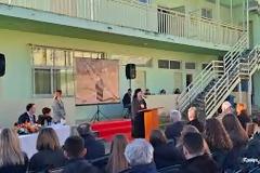 Τελετή προσθήκης της προσωνυμίας  «Αρχιμανδρίτης Απόστολος Φαφούτης» στο 6ο ΓΕΛ Αγρινίου
