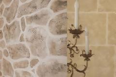 Τεχνοτροπία τοίχου για απομίμηση όψης τούβλου - πέτρας