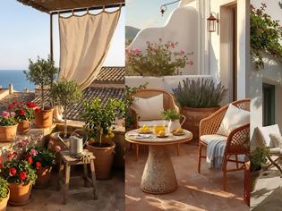 Φωτογραφία για Απλοί τρόποι για καλοκαιρινή ατμόσφαιρα στο μπαλκόνι