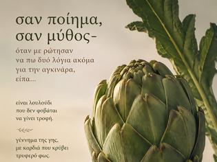 Φωτογραφία για σαν ποίημα, σαν μύθος- όταν με ρώτησαν να πω δυό λόγια ακόμα για την αγκινάρα, είπα…