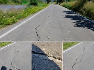 Φωτογραφία για Νέες ρωγμές στον δρόμο Χρυσοβίτσα – Βαλόστρατο: Τα προβλήματα συνεχίζονται λίγους μήνες μετά την ασφαλτόστρωση