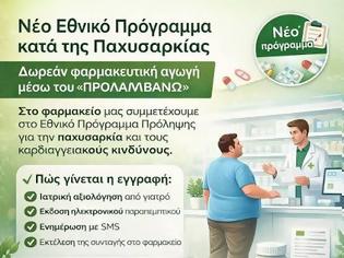 Φωτογραφία για Μέσα στον Αύγουστο η πληρωμή των φαρμακοποιών  για τη συμμετοχή τους στο πρόγραμμα πρόληψης της παχυσαρκίας