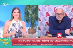 Δήμος Βερύκιος: Διαψεύδει μετακίνηση στο Mega – «Το Happy Day είναι και παραμένει στην καρδιά μου»