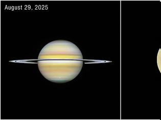 Φωτογραφία για Το Hubble εντόπισε ένα δεκάγωνο στον νότιο πόλο του Κρόνου!