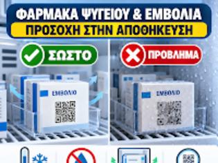 Φωτογραφία για Φάρμακα ψυγείου και εμβόλια: Προσοχή στην αποθήκευση και στην προστασία των QR