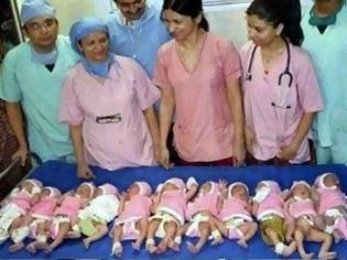Φωτογραφία για ΑΠΙΣΤΕΥΤΟ: Γυναίκα έφερε στον κόσμο έντεκα μωρά!
