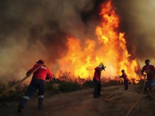 Φωτογραφία για Εκτεταμένες πυρκαγιές στην Πορτογαλία