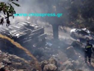 Φωτογραφία για Οι πρώτες φωτογραφίες από το δυστύχημα στη Χίο
