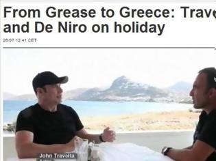 Φωτογραφία για Τζον Τραβόλτα στο EURONEWS : Όπου και αν πάω στην Ελλάδα, αισθάνομαι ασφαλής! Δείτε το βίντεο του Νίκου Αλιάγα