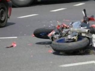 Φωτογραφία για Τροχαίο ατύχημα στη Κεραμωτή Καβάλας με το τραυματισμό ενός οδηγού μοτοσικλέτας