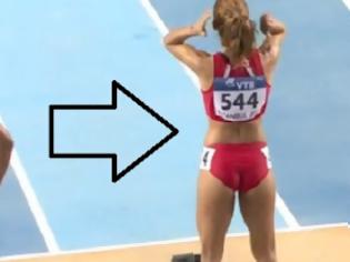 Φωτογραφία για VIDEΟ: Μία αθλήτρια που θέλει τη...προσοχή μας!