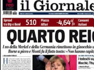 Φωτογραφία για Il Giornale: Το Τέταρτο Ράιχ της Μέρκελ