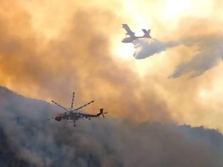 Φωτογραφία για Μαίνεται η μεγάλη φωτιά στην Αρκαδία