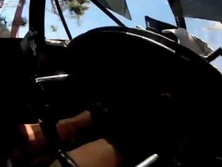 Φωτογραφία για VIDEO: Τράβηξε τη πτώση του αεροσκάφους του ,μέσα από το πιλοτήριο!