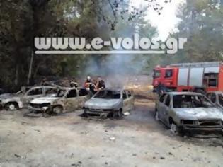 Φωτογραφία για Τρελός πυρομανής καίει 15 αυτοκίνητα στο Πήλιο.