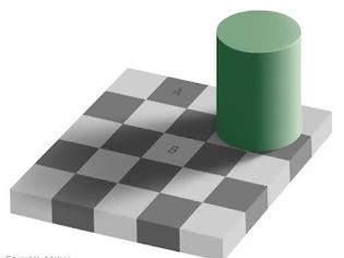 Φωτογραφία για Ετοιμαστείτε να σας.. ΠΕΣΕΙ ΤΟ ΣΑΓΟΝΙ! Ποιό τετράγωνο είναι πιο σκούρο..; Το Α ή το Β;;!