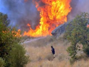 Φωτογραφία για Σε εξέλιξη πυρκαγιά στη Χίο