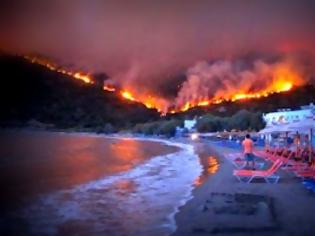 Φωτογραφία για Σβήνουν στις φλόγες τα δάκρυα της Χίου