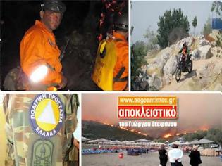 Φωτογραφία για «H φωτιά στη Χίο δεν σβήνει ούτε την Παρασκευή»! Οι μάχες των Εφέδρων Καταδρομέων με τις φλόγες!