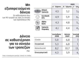 Φωτογραφία για Διπλασιάστηκαν τα δάνεια - Στο κόκκινο τους τελευταίους 18 μήνες