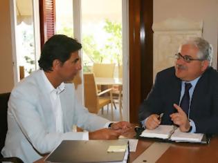 Φωτογραφία για Συναντήσεις με τους Κώστα Τζαβάρα και Όλγα Κεφαλογιάννη είχε ο Κ.Γκιουλέκας για θέματα της Θεσσαλονίκης