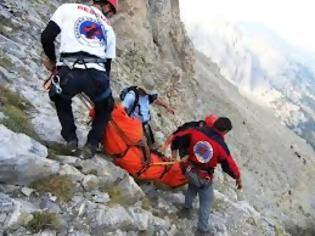 Φωτογραφία για Δελτίο Τύπου για την ανάσυρση της σωρού του ορειβάτη που βρέθηκε στον Όλυμπο